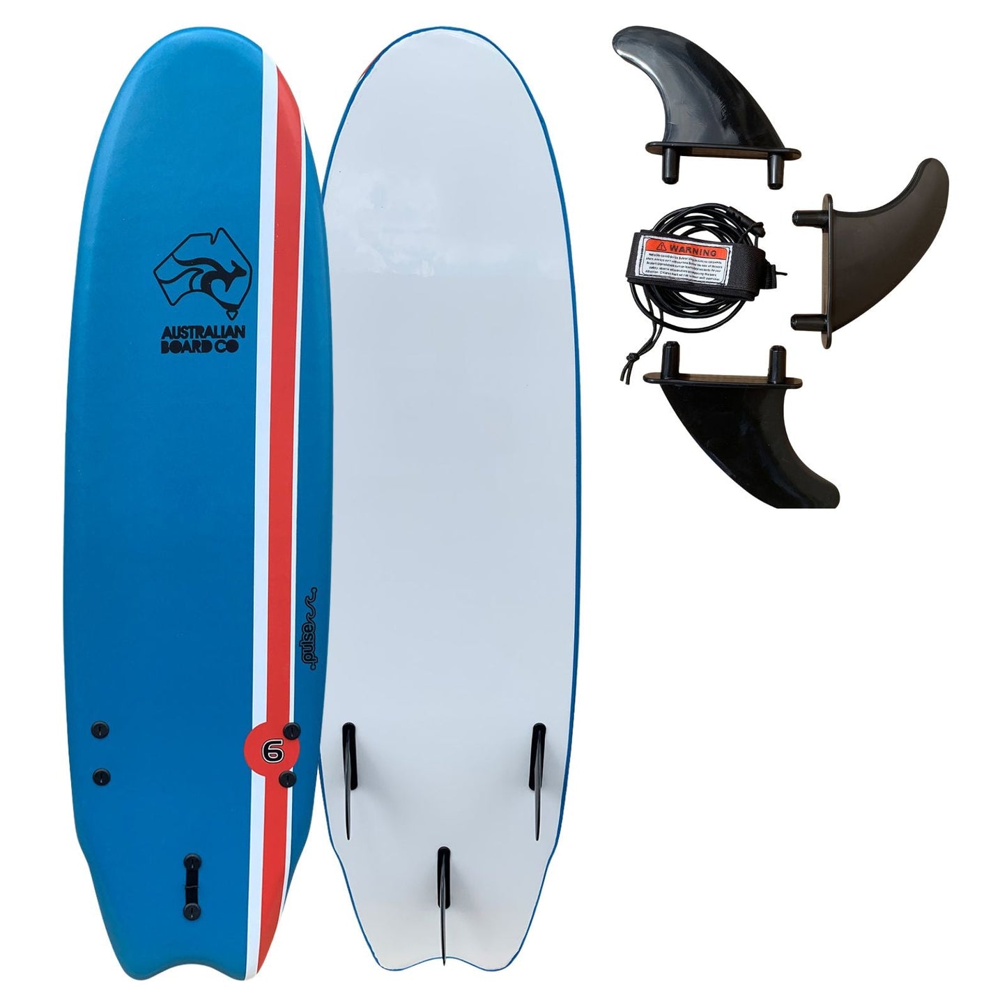 6ft Pulse Foam Surfboard